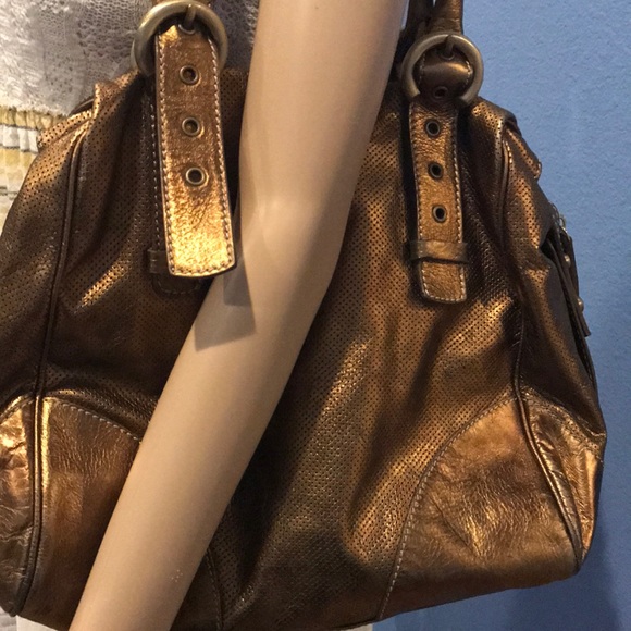 Francesco Biasia Leather Shoulder Bag - Picture 2 of 8